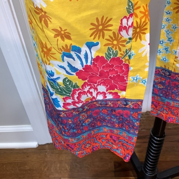 Sundance sz XS floral lightweight cotton  elasticic waist pull on pants - Picture 3 of 7